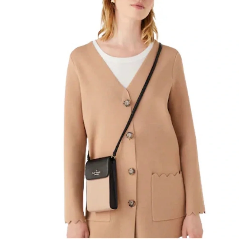 NWOT Kate Spade Madison Colorblock Saffiano Leather Phone Crossbody Bag